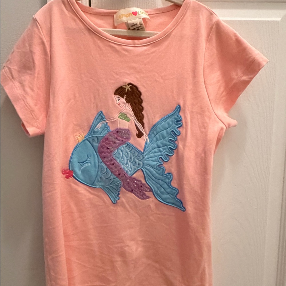 Lemon Loves Lime Girls Pink Tee